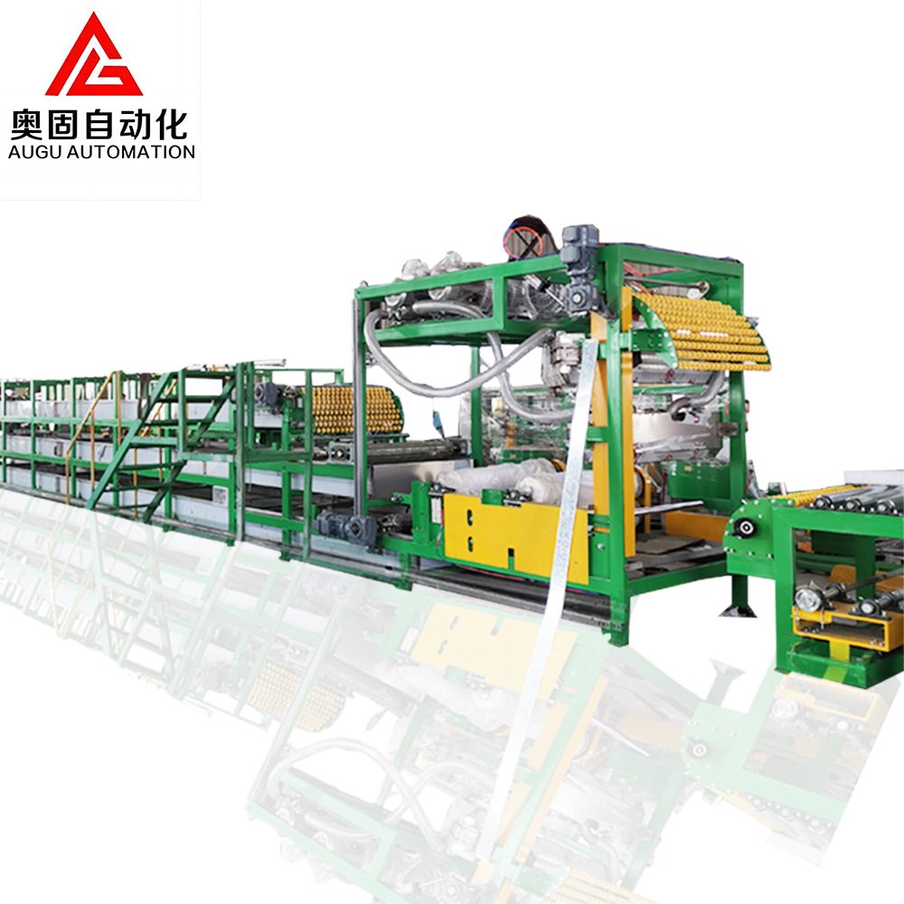 Linha de resfriamento de folhas de borracha Augu: personalizável, de alta qualidade e econômica!